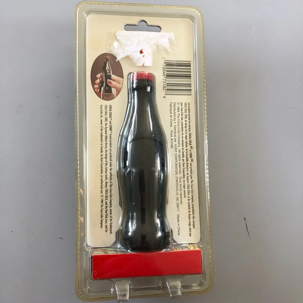 Vintage 1998 Coca Cola Stapler with Bonus 1000 Standard Staples Coke Collectable